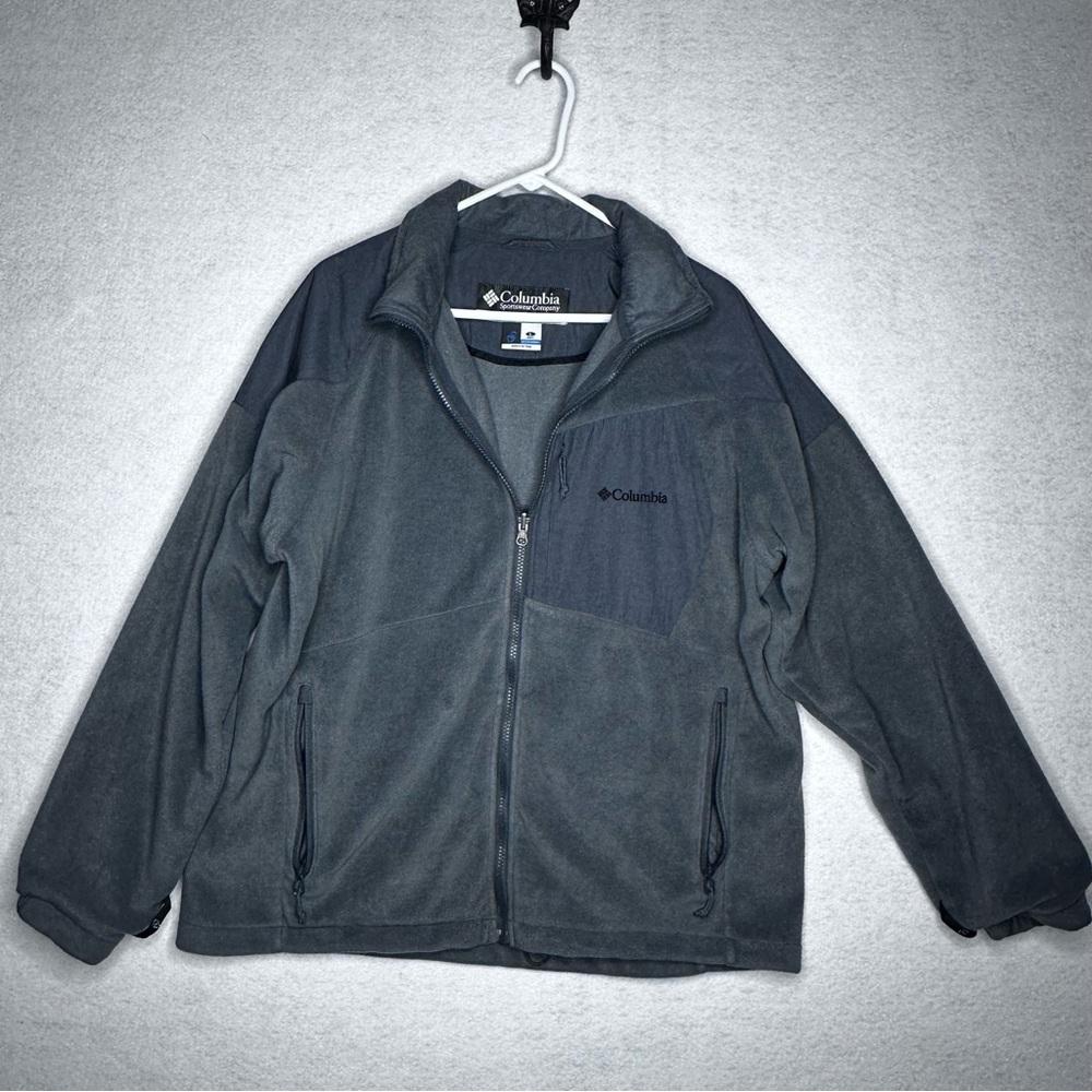 Columbia Sportswear Full Zip Fleece Jacket – Dark Gray - Size Large